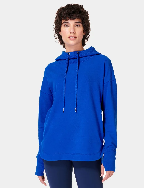 Rainproof HoodiesEscape Italian Fleece Hoody - Lightning Blue