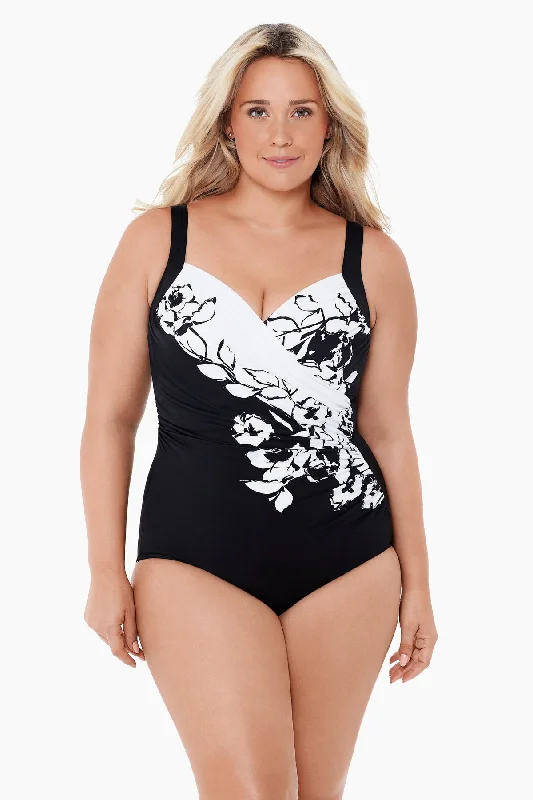 Plus Size Sub Rosa Sanibel One Piece Swimsuit