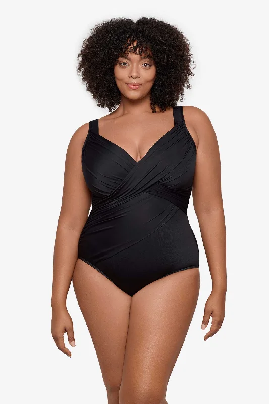 Plus Size Rock Solid Revele One Piece Swimsuit