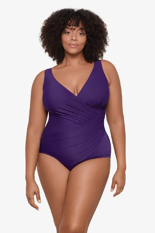 Plus Size Must Haves Oceanus One Piece Swimsuit