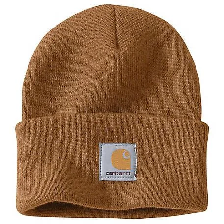 A18 Knit Cuffed Beanie - Carhartt BrownKnitted Oversized