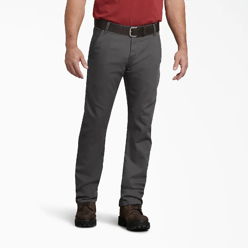 DP802 FLEX Regular Fit Duck Carpenter Pants, Stonewashed Gray