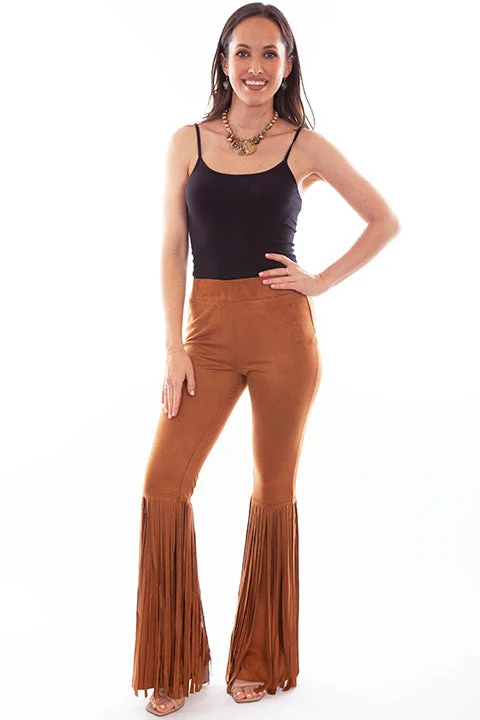 Women's Scully Fringe Bell Bottom Pants #HC771