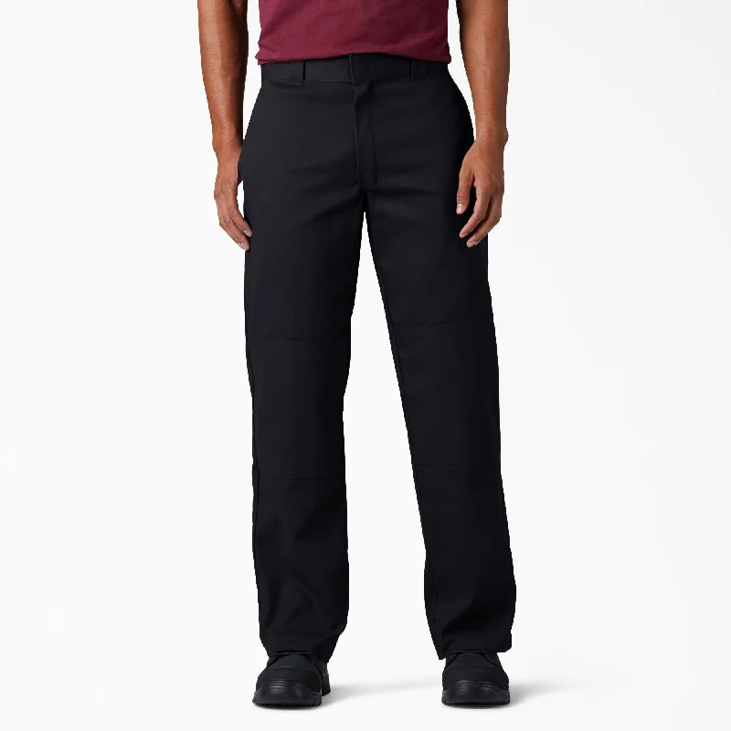 CLOSEOUT FLEX Loose Fit Double Knee Work Pants - Black