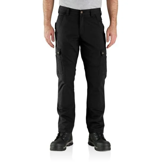 Rugged Flex® Relaxed Fit Ripstop Cargo Work Pant, Black