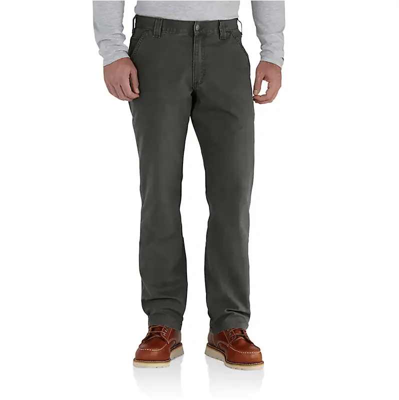 Rugged Flex Relaxed Fit Canvas Work Pant - Peat