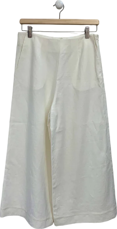 Bamford White Wide Leg Pant UK M