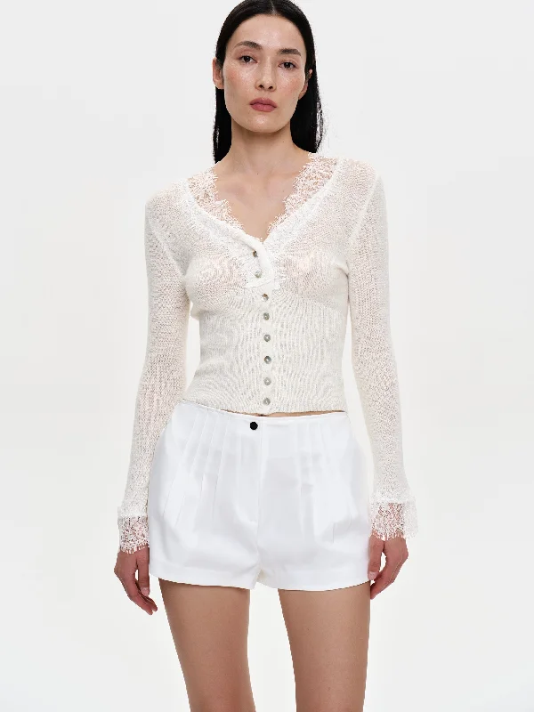 Chantilly Lace Knit, IvoryKnit Lace