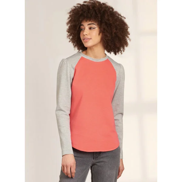 Simplicity Knit Tops S9645Knitted Crewneck