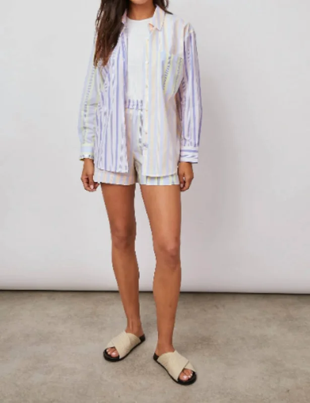 Down volumeArlo Button Down In Blue Stripe