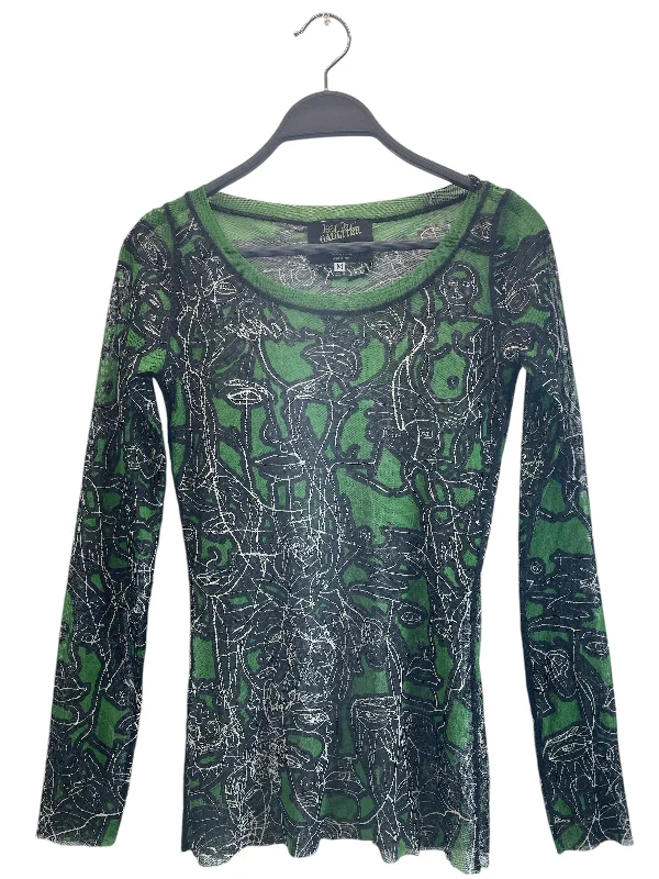 Urban ShirtsJean Paul GAULTIER HOMME/Blouse/M/All Over Print/GRN/GREEN/BLK