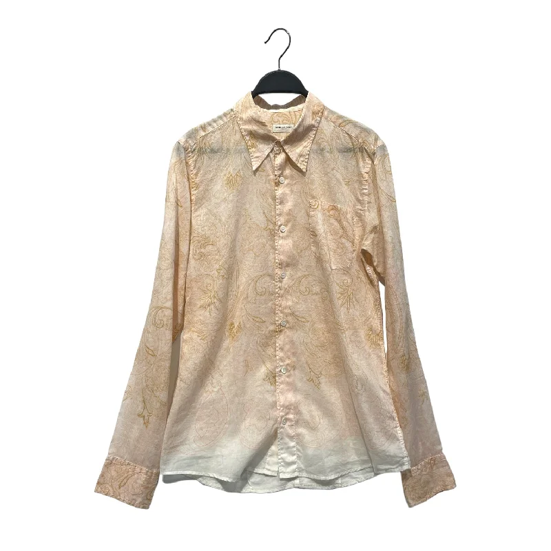 Asymmetrical ShirtsDRIES VAN NOTEN/LS Blouse/Paisley/Cotton/PNK/