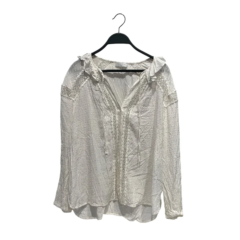 Sheer Shirtssandro/Blouse/2/Polyester/WHT/