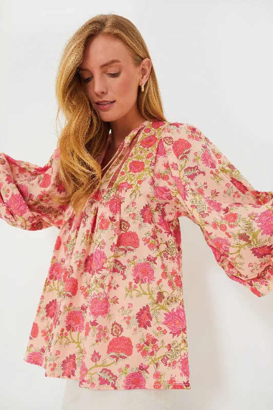 Zippered ShirtsDesert Bloom Charlie Blouse