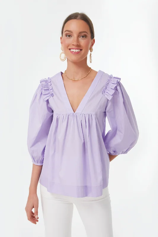 Button-Down ShirtsLilac Cheryl Blouse