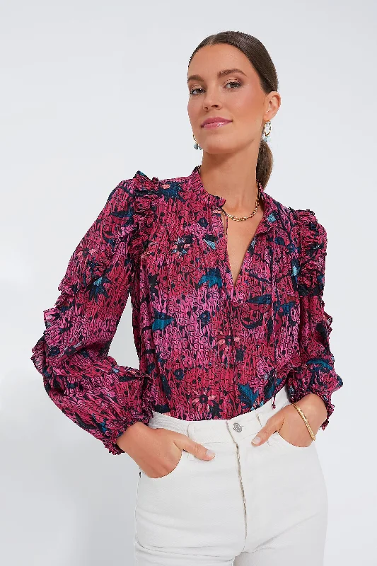 Luxury ShirtsSnapdragon Manet Blouse