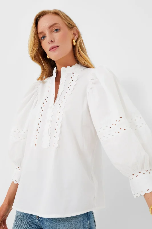 Limited Edition ShirtsWhite Rodo Blouse