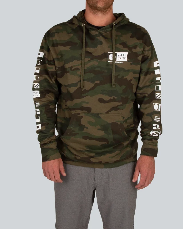 Hemp SweatshirtsAlpha Hooded Camo Fleece