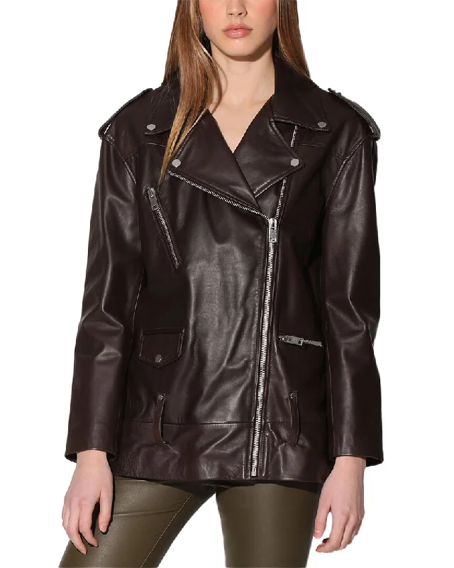 Walter Baker Emery Leather JacketInsulated Jackets