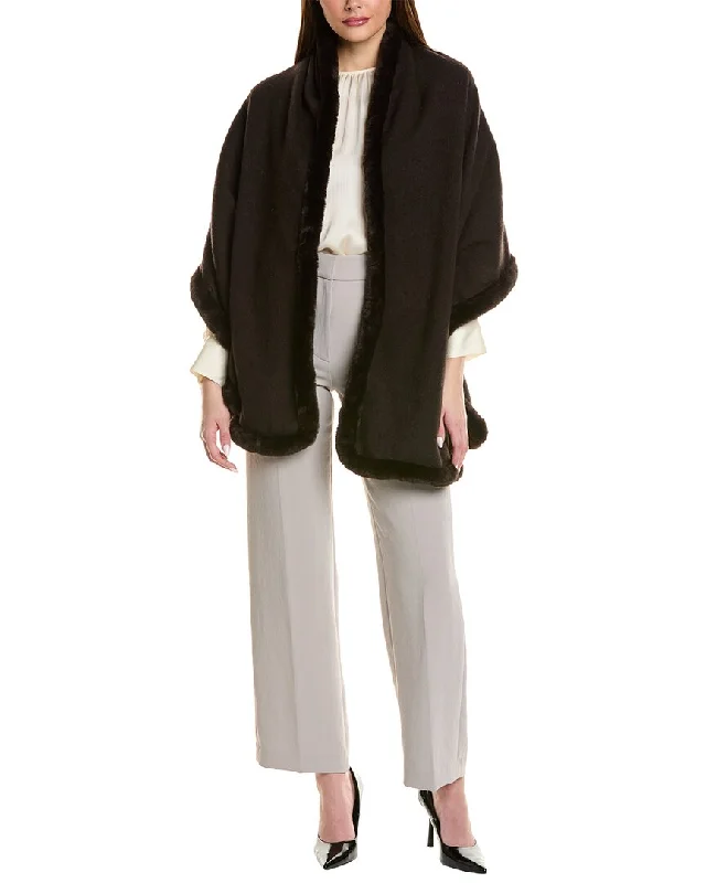 J.Mclaughlin Artemis Wool PonchoAsymmetrical Jackets