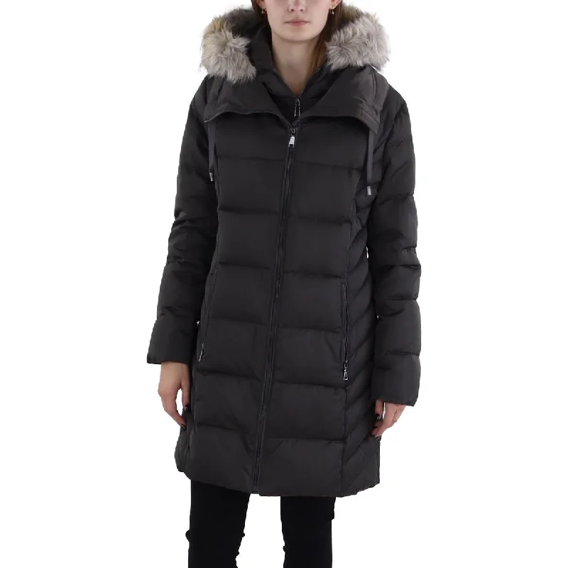 Womens Faux Fur Parka Puffer JacketFishing Jackets