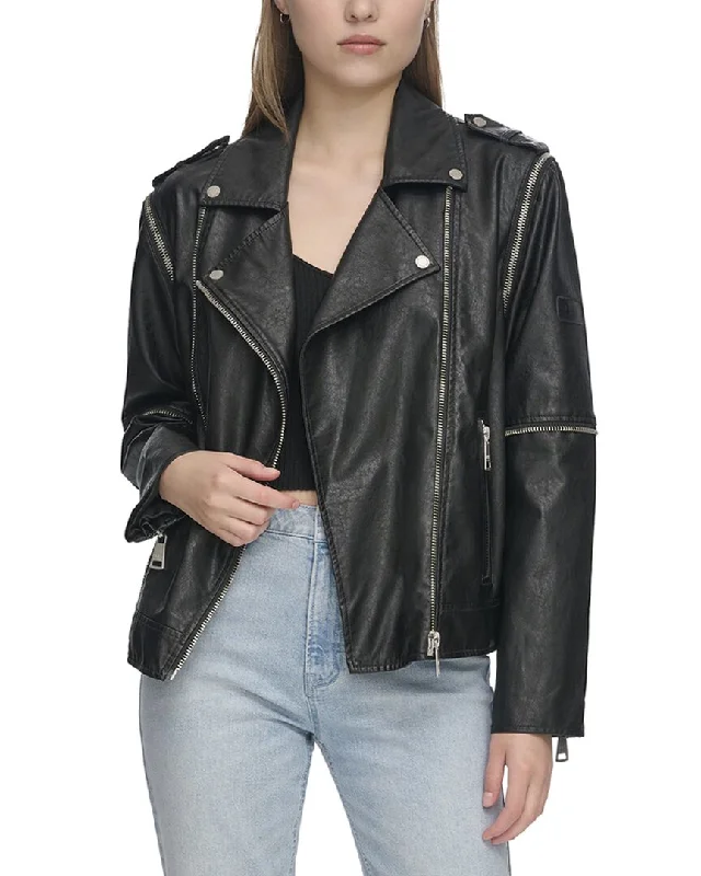 Dkny Motto JacketSuede Jackets