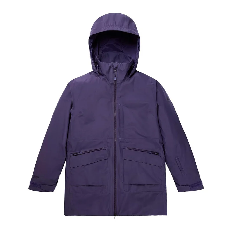 Burton 2023 Womens Gore Treeline Jacket - Violet HaloLeather-Paneled Jackets