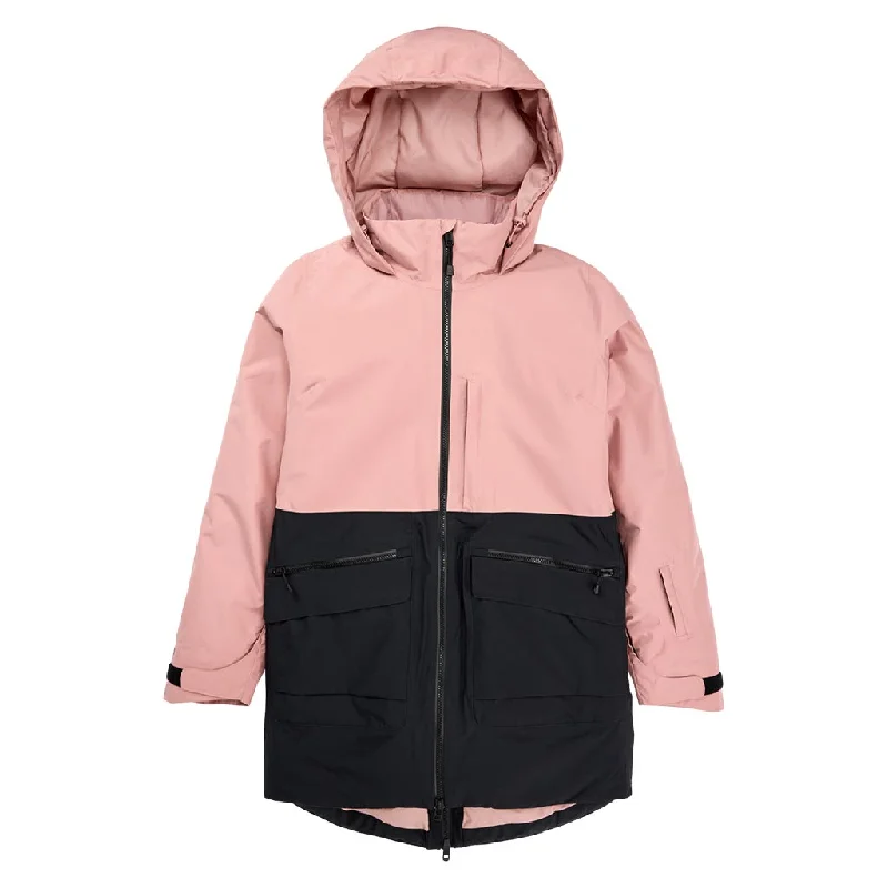 Burton 2024 Gore Treeline Womens Jacket - Powder Blush/True BlackCollaborative Jackets