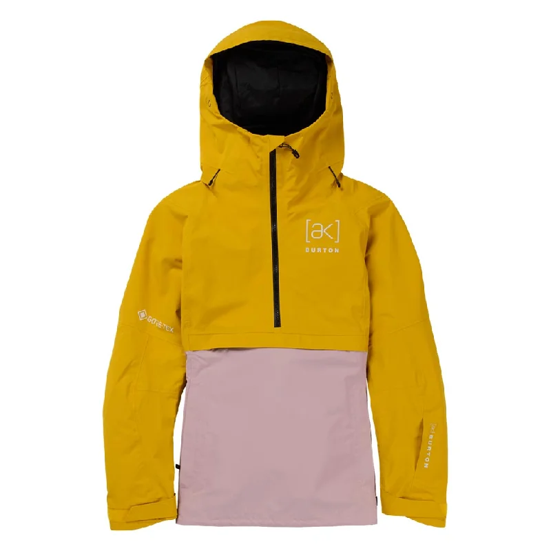 Burton 2025 Womens AK Kimmy 2L Gore-Tex Jacket - Golden Rod/Shadow PinkPainted Jackets