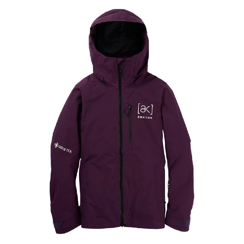 Burton 2025 Womens AK Upshift Gore-Tex Jacket - Purple RootLeather-Paneled Jackets