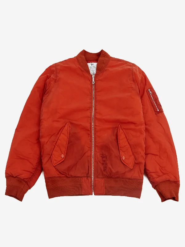 Stussy Quilted Bomber Waxed W - RustBlazers