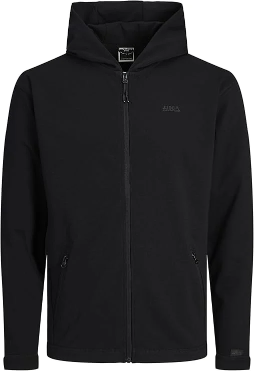 Pullover HoodiesJack Jones Full Zip Hood -Black