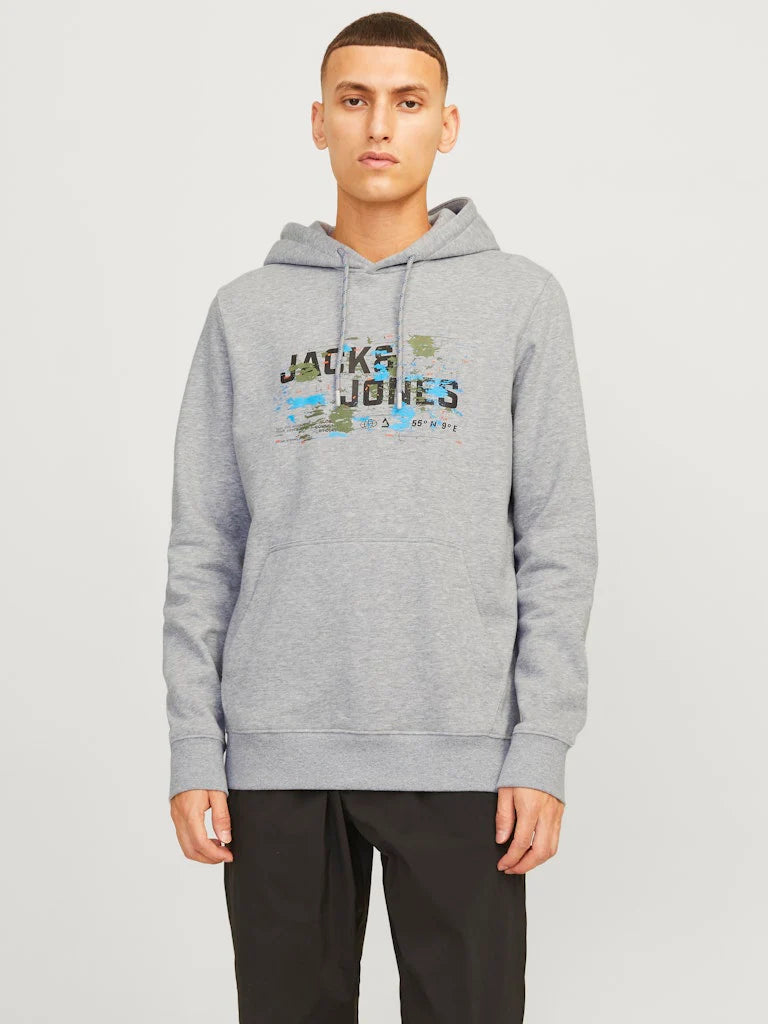 Tie-Dye HoodiesOutdoor Logo Sweat Hood-Light Grey Melange