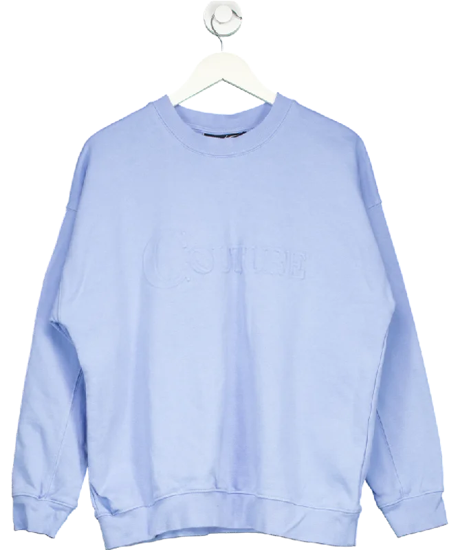 Compression SweatshirtsThe Couture Club Blue Couture Sweatshirt UK 10