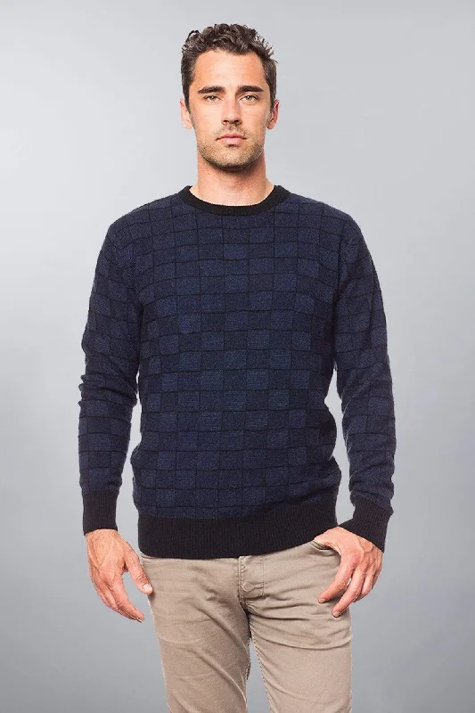 Studded Knit TopsWindowpane Men's Cashmere Sweater