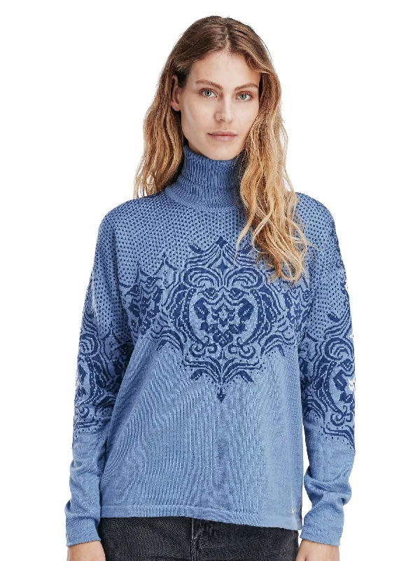 Running Knit TopsDale of Norway - Rosendal Women's Sweater - Blue