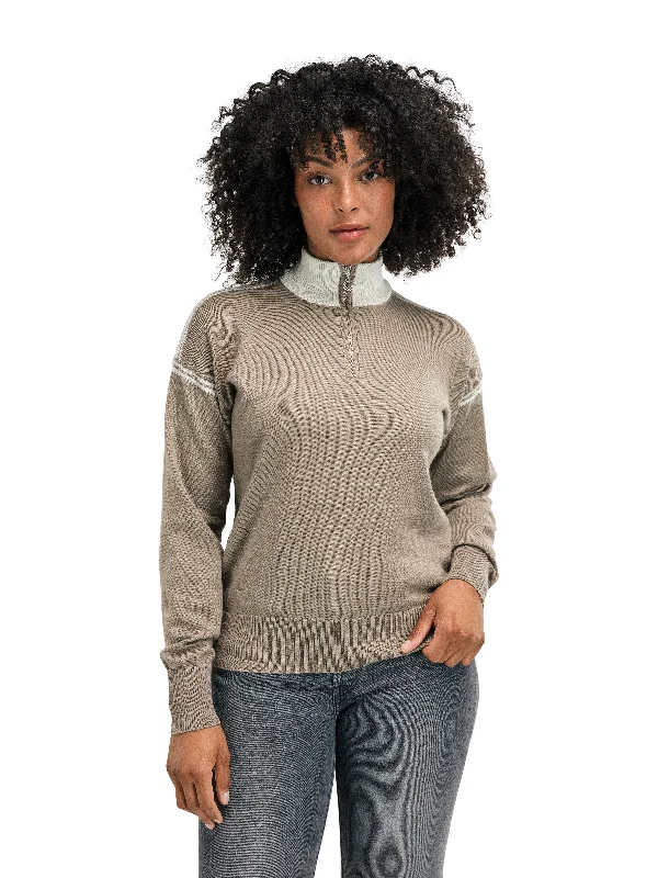 Cashmere Knit TopsDale of Norway - Sandvik Feminine Sweater - Brown