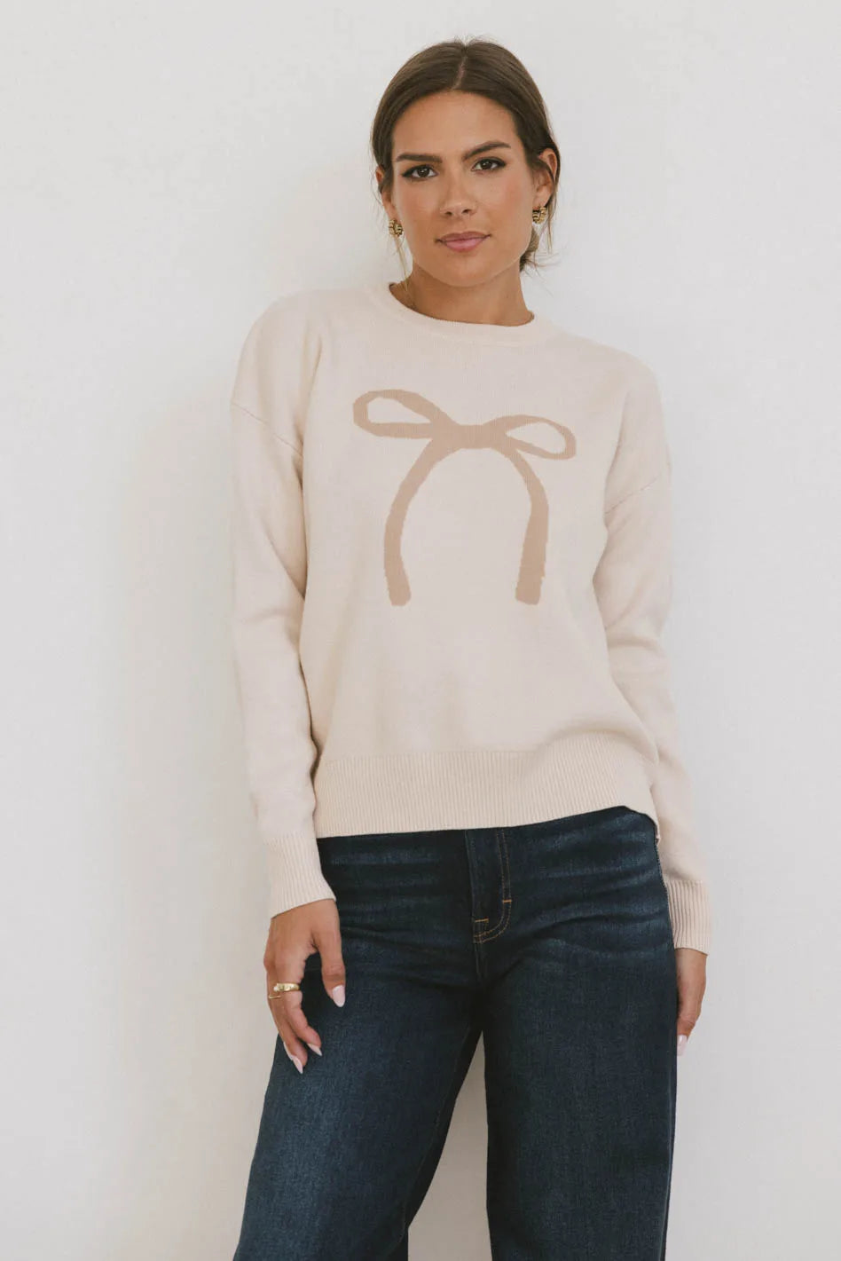 Acrylic Knit TopsElana Knit Sweater