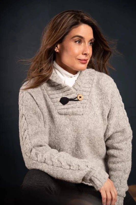 Formal Knit TopsOrizon - Mitis Sweater - Light Grey