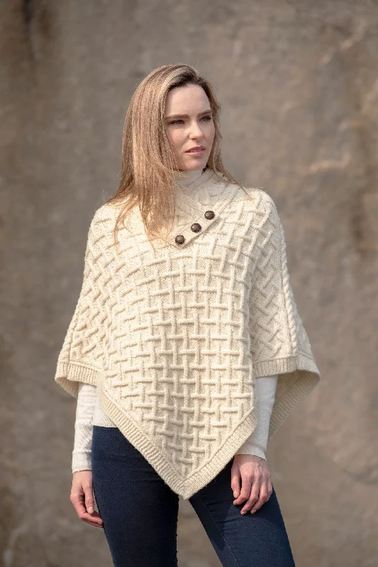 Cycling Knit TopsSuper Soft Aran Poncho