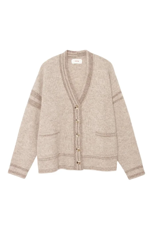 College Knit TopsXirena Carey Sweater in Cream Beige