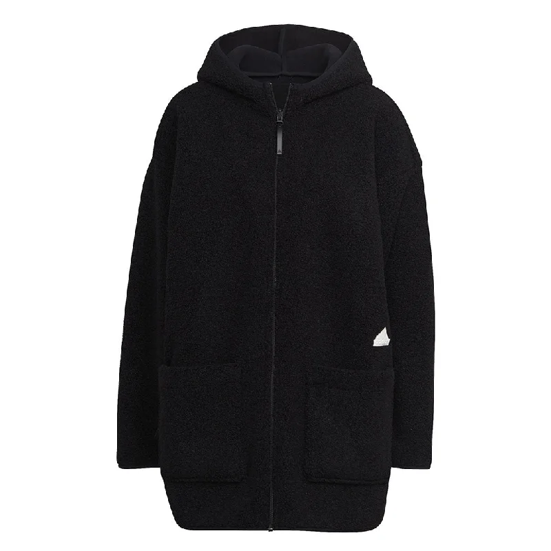 Layered Sweatshirtsadidas - Women's Polar Fleece Long Hooded Track Top (HM2841)