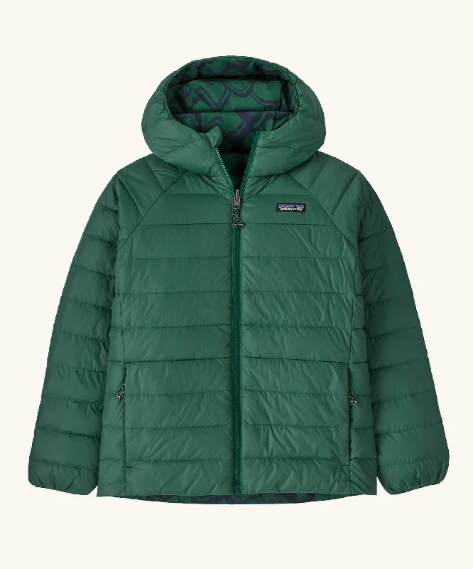 Zip-Up HoodiesPatagonia Kids Reversible Down Hoody - Conifer Green